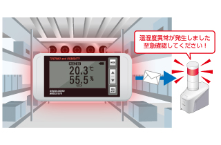 温湿度管理 <br>アラートメールの見落とし防止