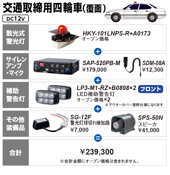 交通取締四輪車（覆面）