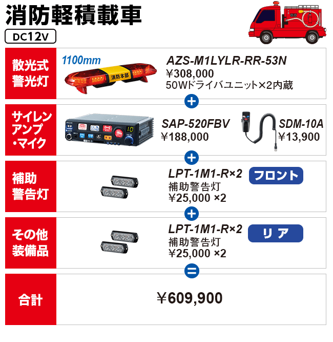 消防軽積載車