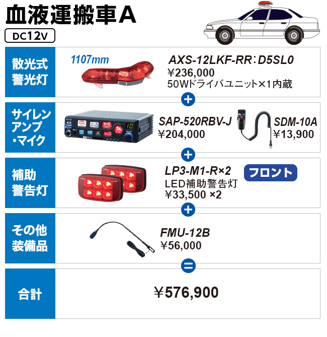 血液運搬車A