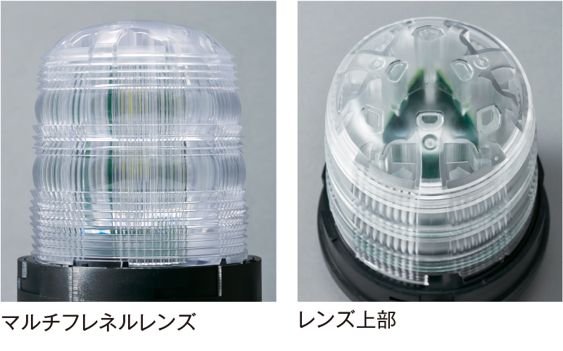 パトライト モータレス回転灯 Φ100 M1 端子台 ブザー R SF10-M1KTB-R
