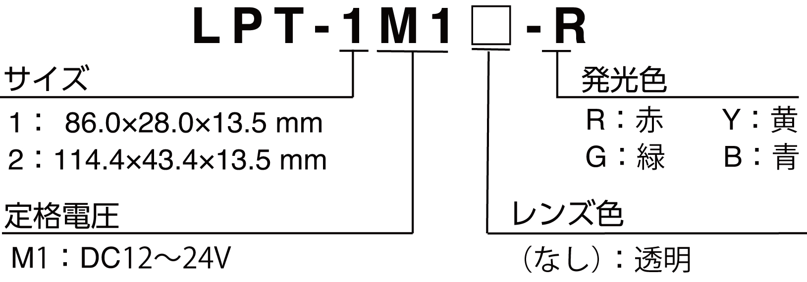 補助警告灯 LPT-1M1/ パトライト｜PATLITE - 株式会社パトライト