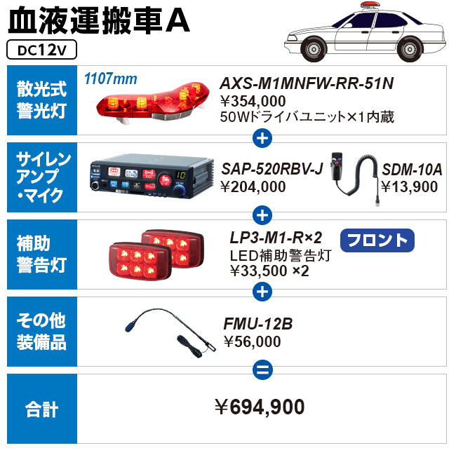 血液運搬車A